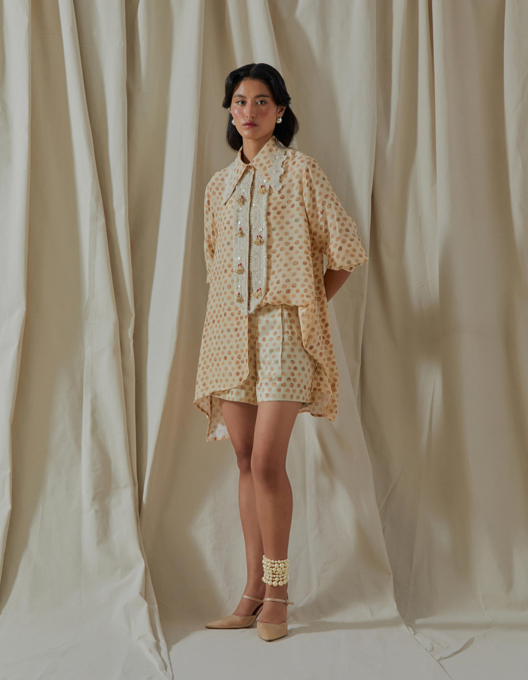 Atri Straight Shirt Set
