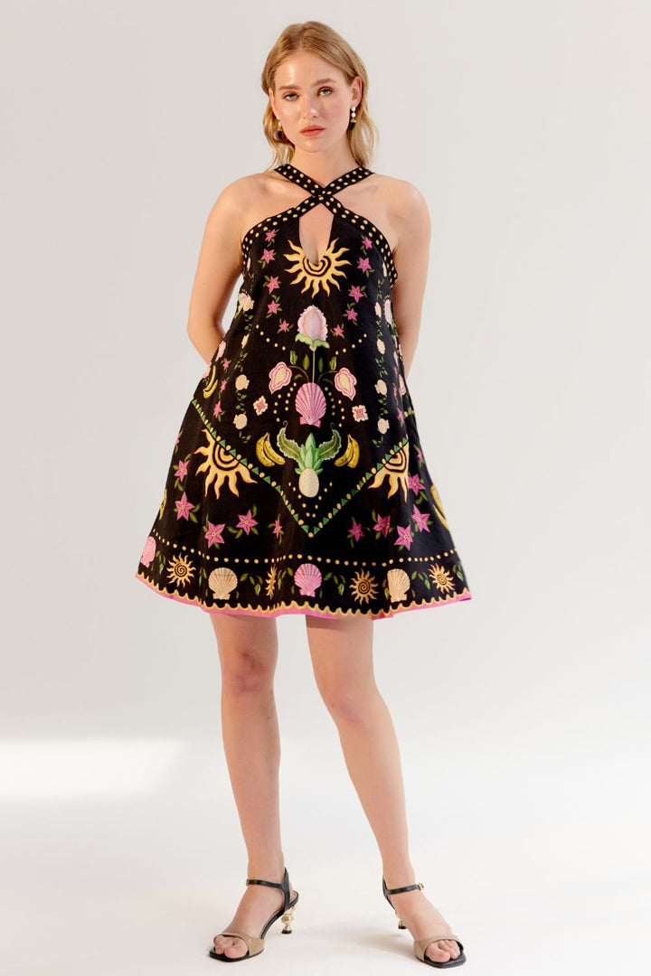 Aida Mini - Seashell (Black)