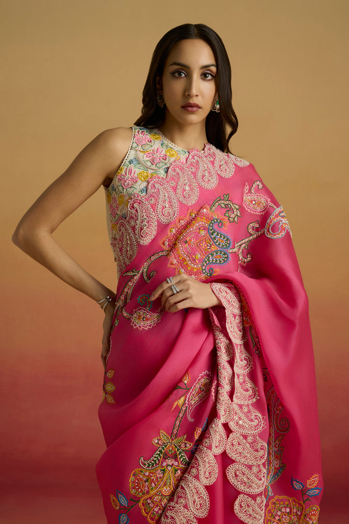 Ivory Scalloped Crop Top