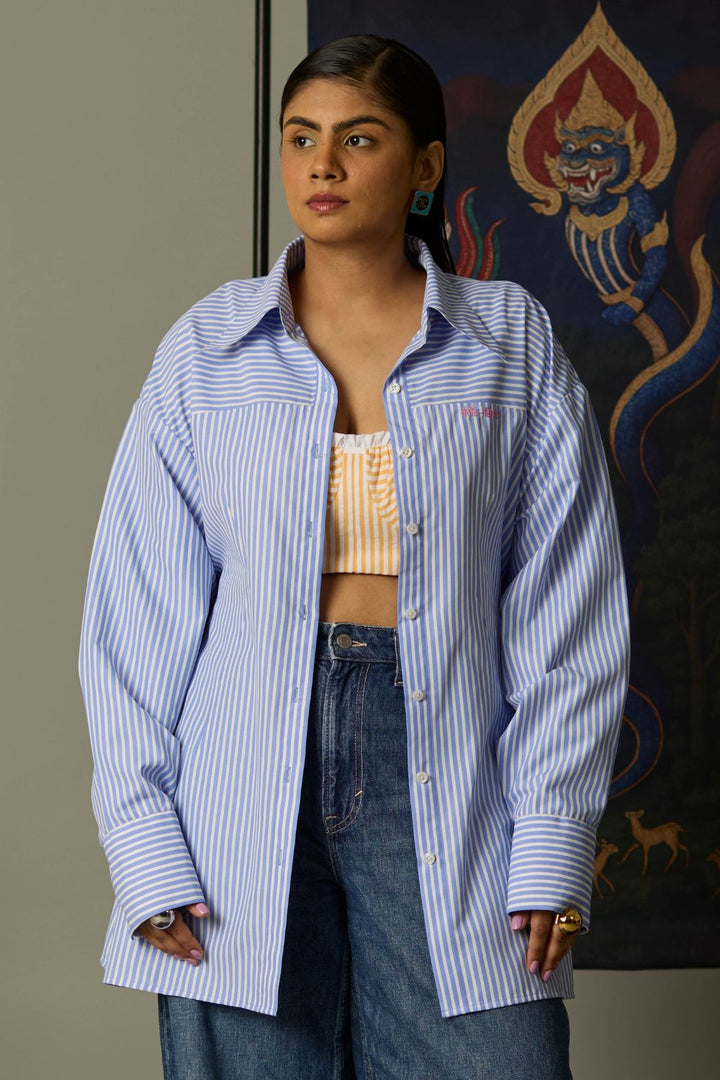 Wisp Shirt in Aqua