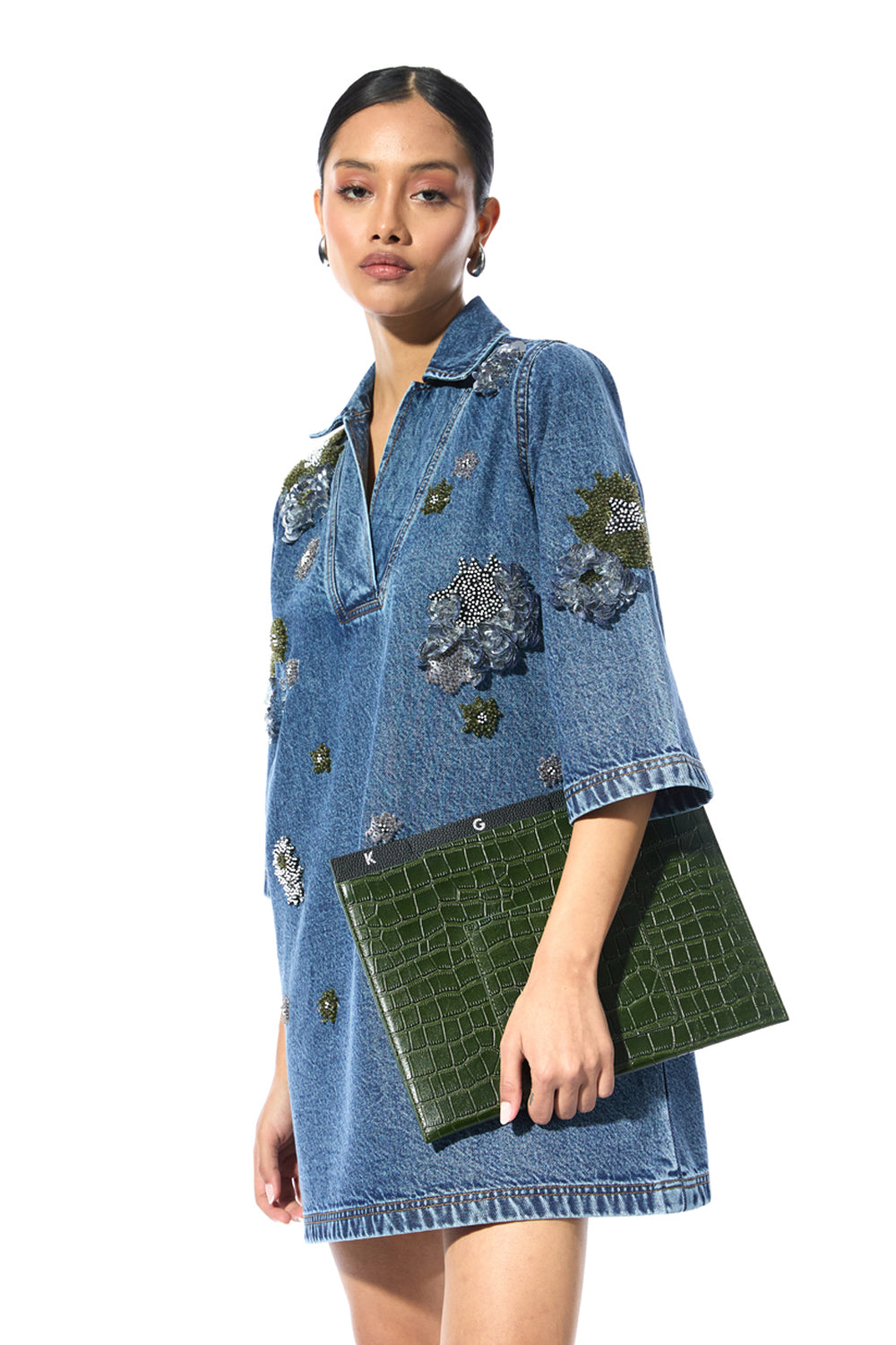'Elvira' Denim Dress