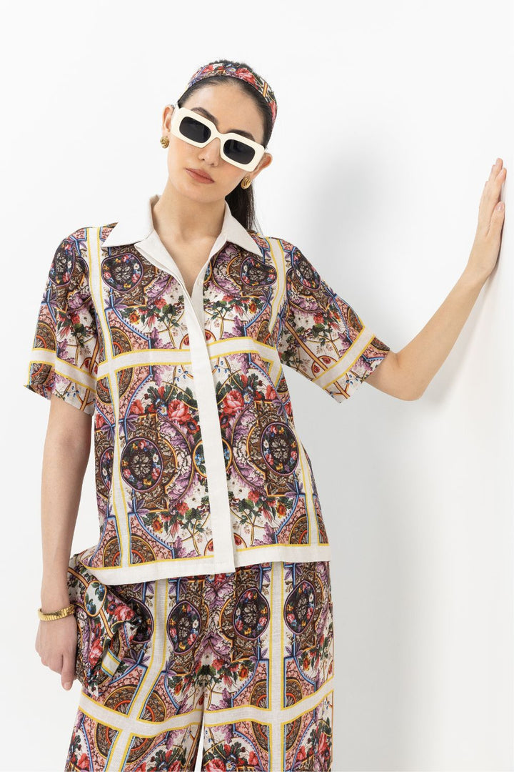 Rococo- White Co-ord Set