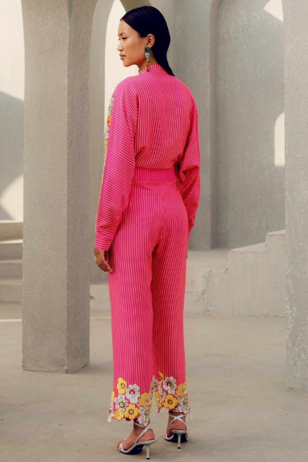 PINK STRIPE PANTS