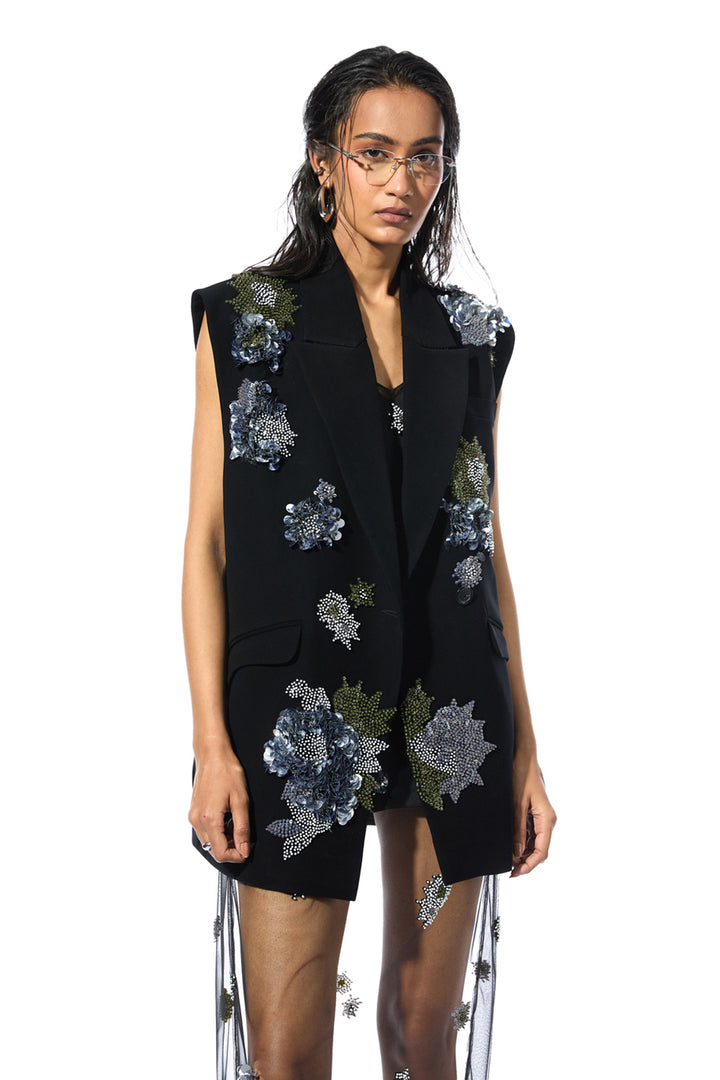'Elvira' Embellished Vest