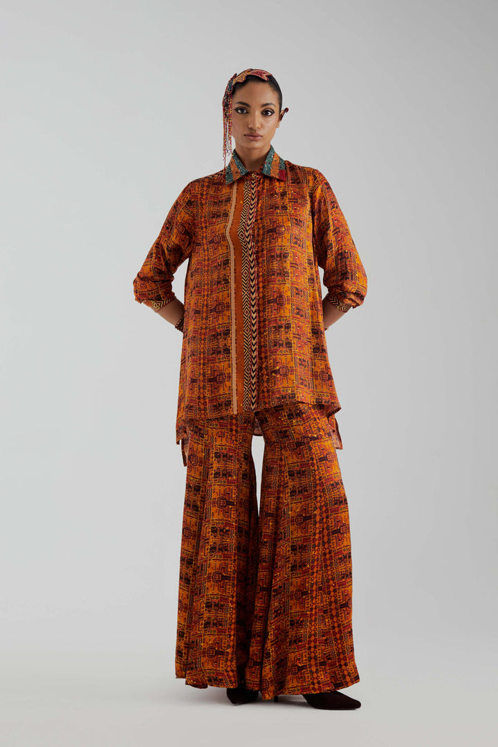 Atri Straight Shirt Set