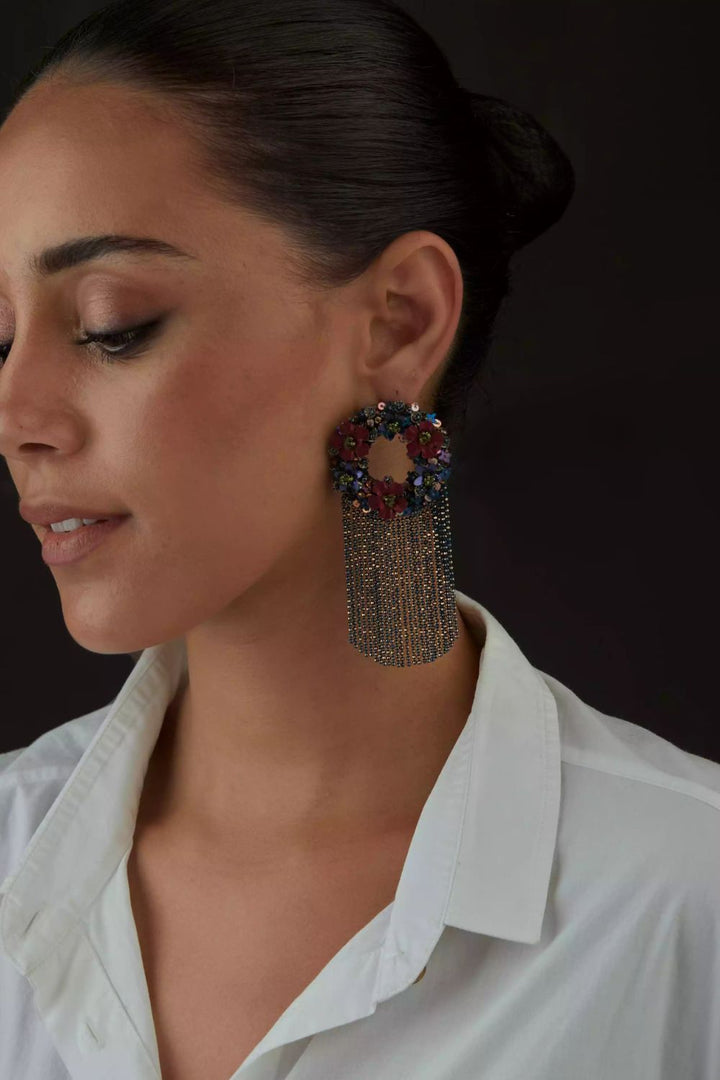 Quartz Orbs Shimmy Earring