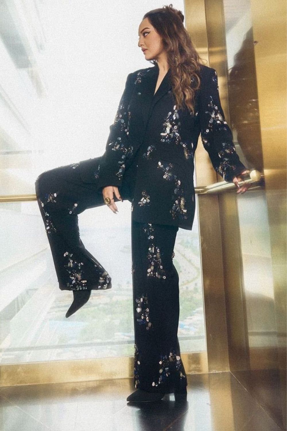 Sonakshi Sinha in 'Vapour 2.0' Embellished Pants