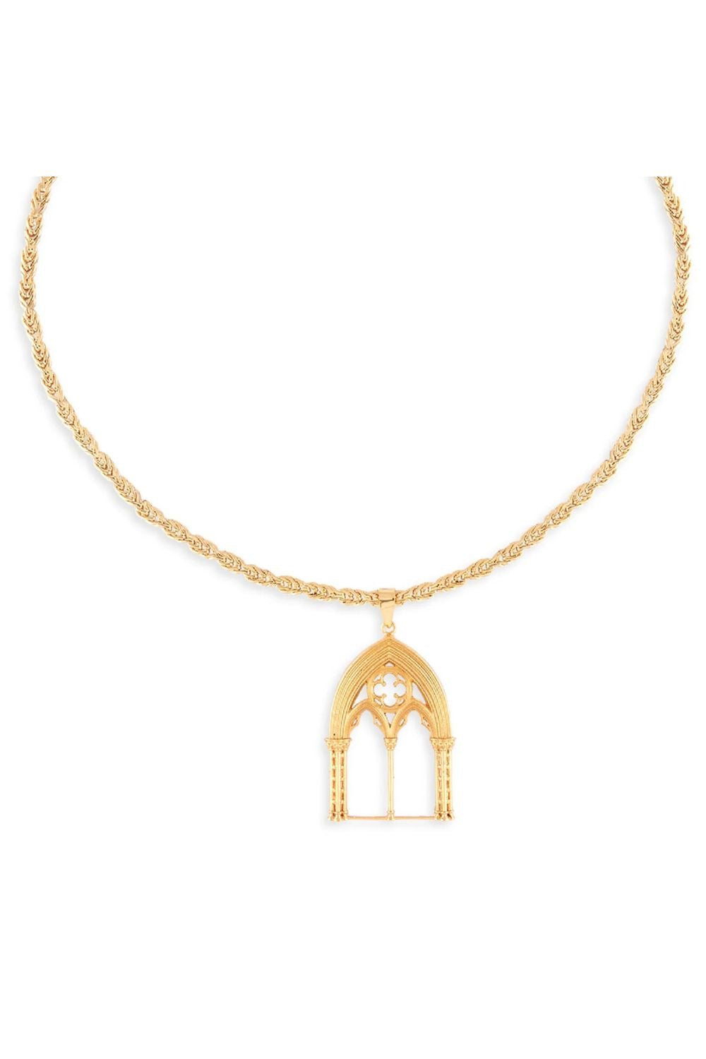 Gold Cistine Chapel Necklace