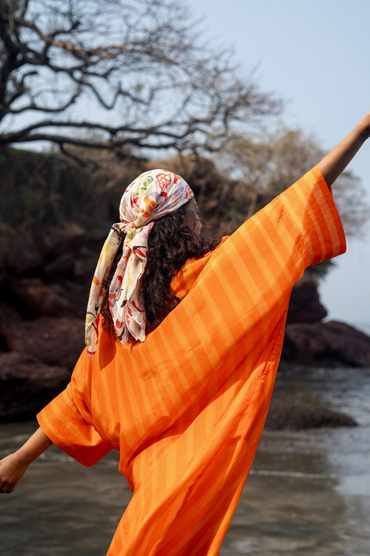 Angela Stripe Kaftan
