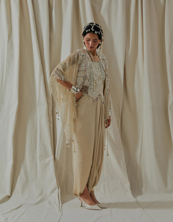 Veni Dupatta Jacket Set