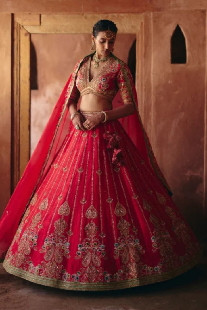 Gulrez 16 Kali Chadi Lehenga With Organza Dupatta