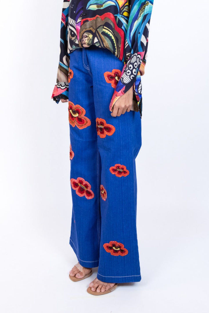 Embroidered Jeans
