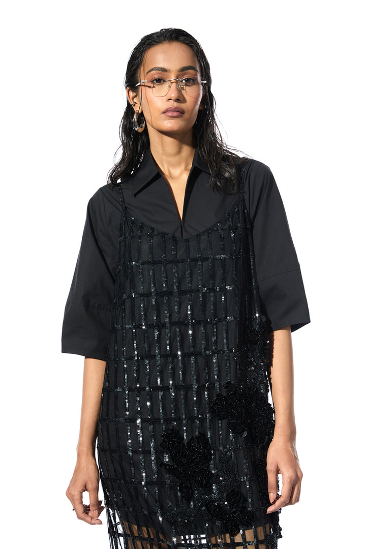 Black Shirt Dress