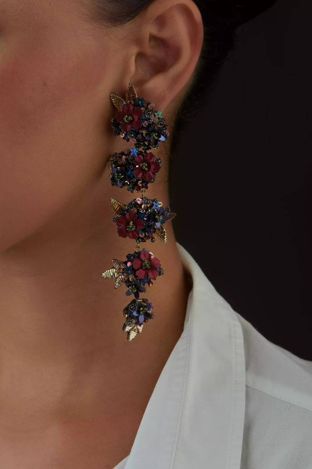 Quartz Cascade Earring