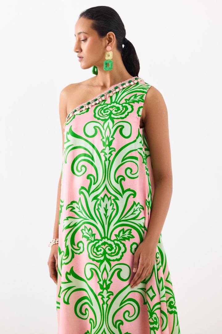 LA PAZ ONE SHOULDER KURTA AND PANTS