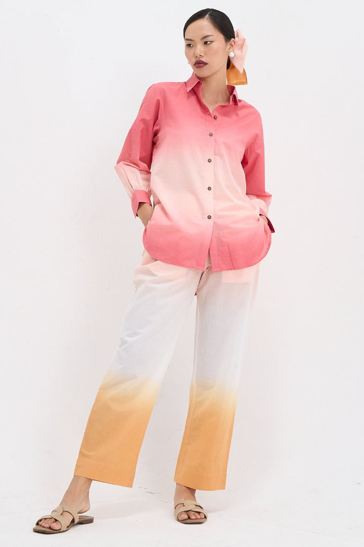 Ombre Shirt Set