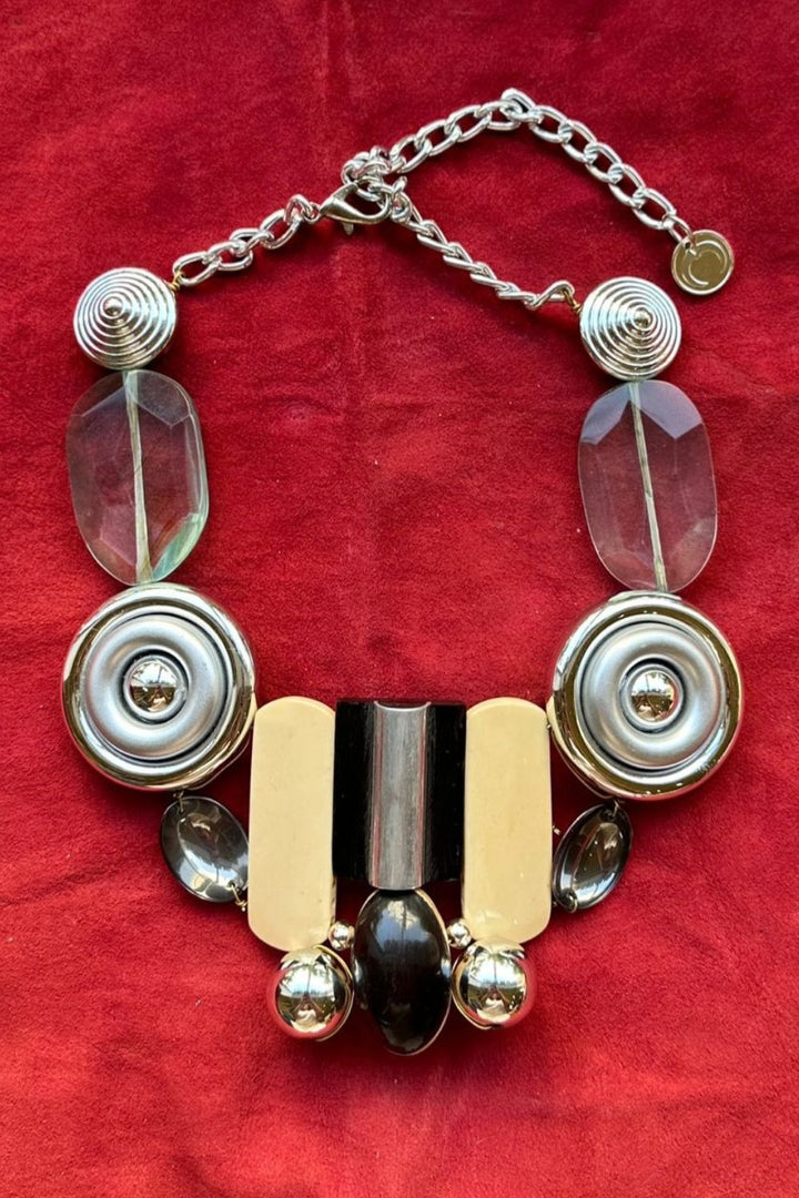 Retro Space Station Necklace