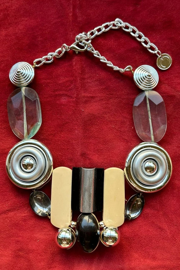 Retro Space Station Necklace