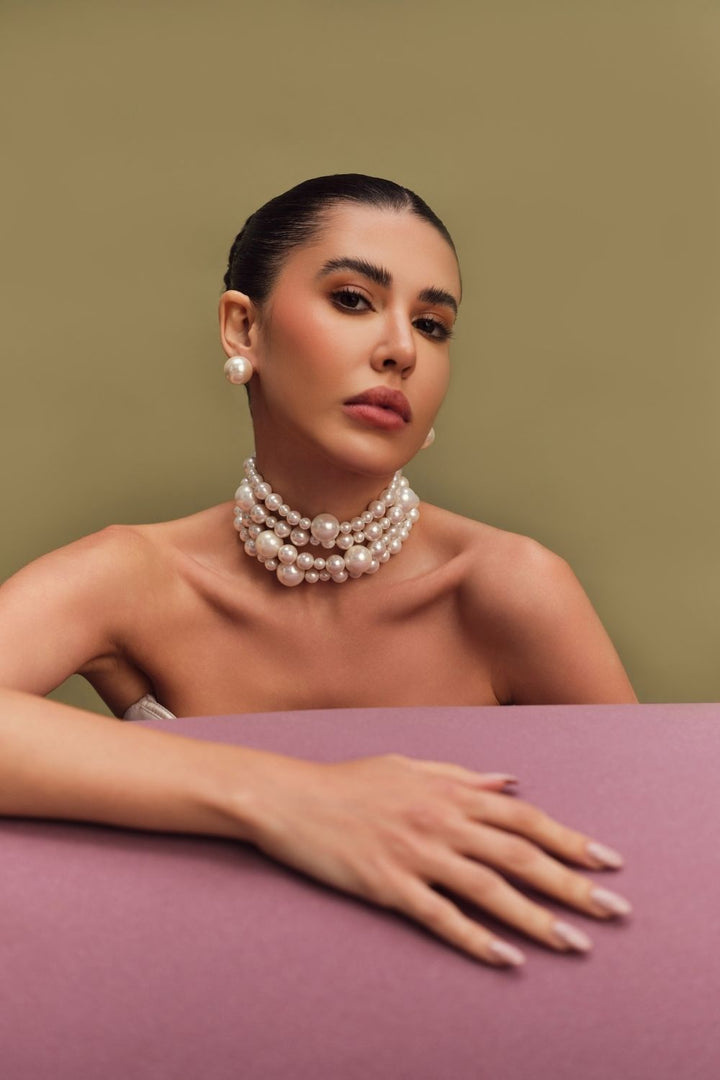 Mixed Pearl Choker
