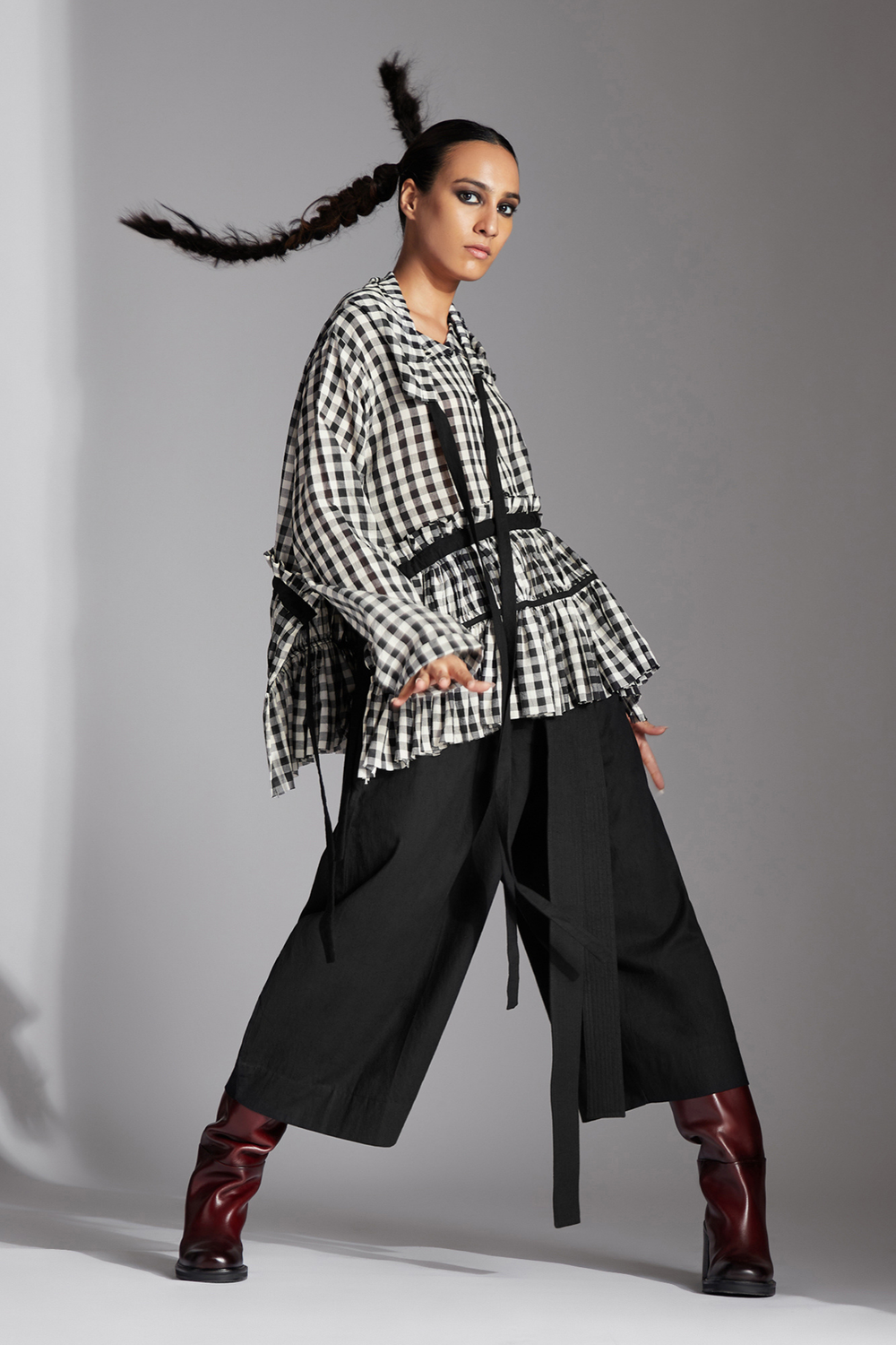 Miro Top in Handwoven Mul