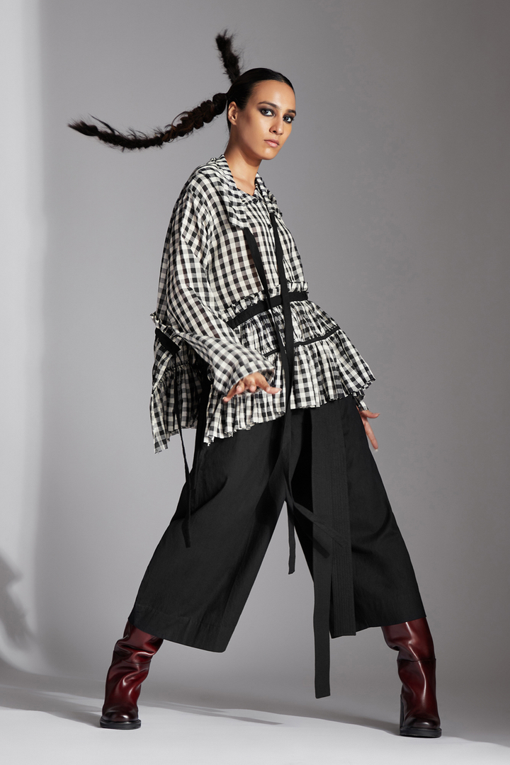 Miro Top in Handwoven Mul
