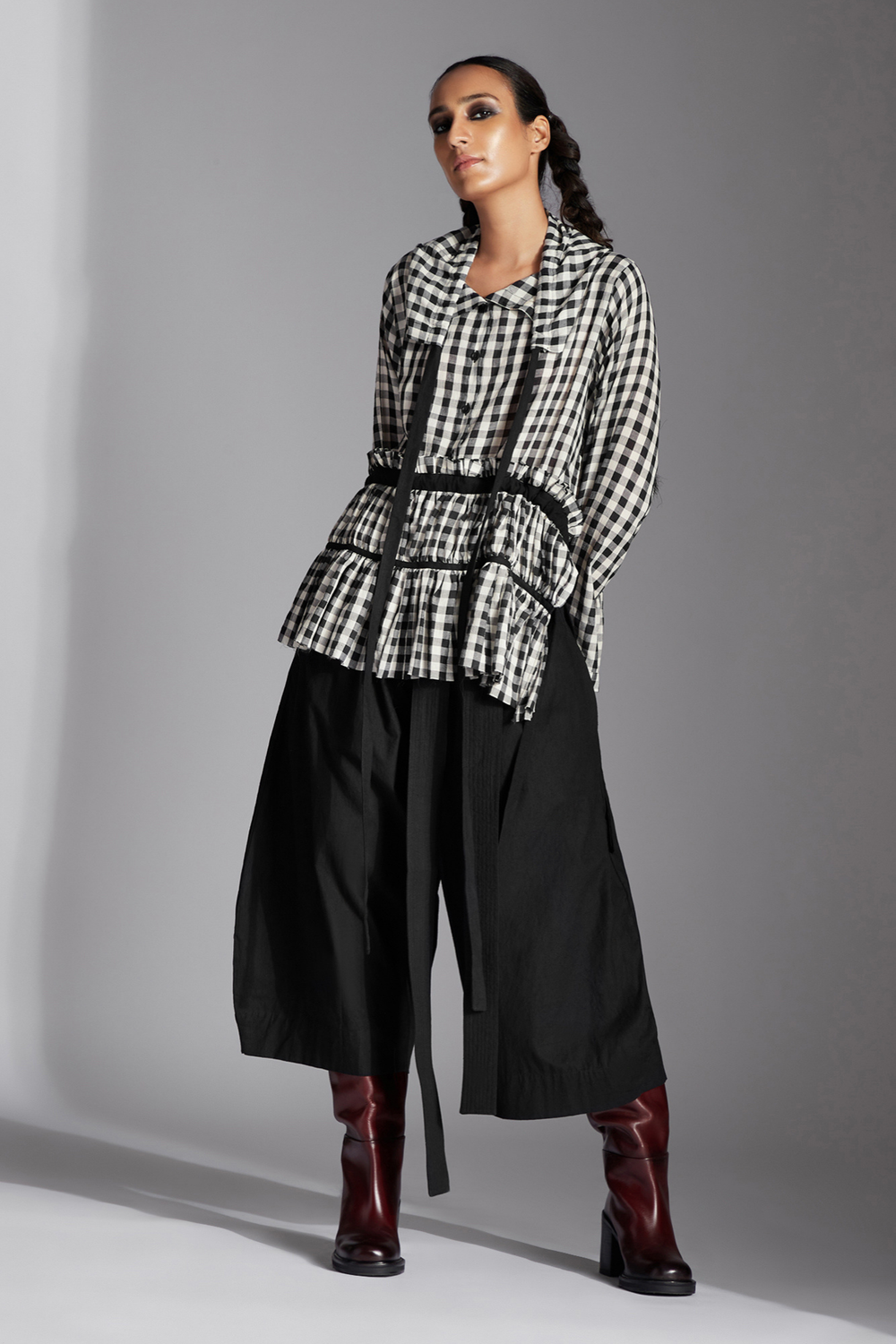 Miro Top in Handwoven Mul