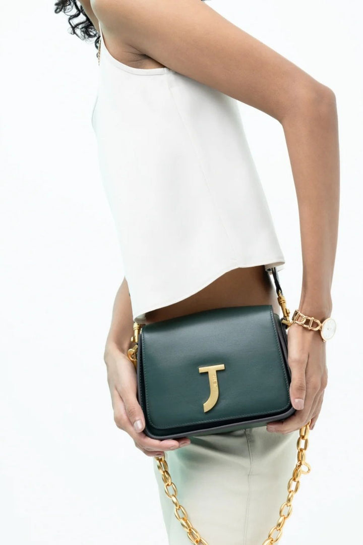 J Forest Green Crossbody Bag