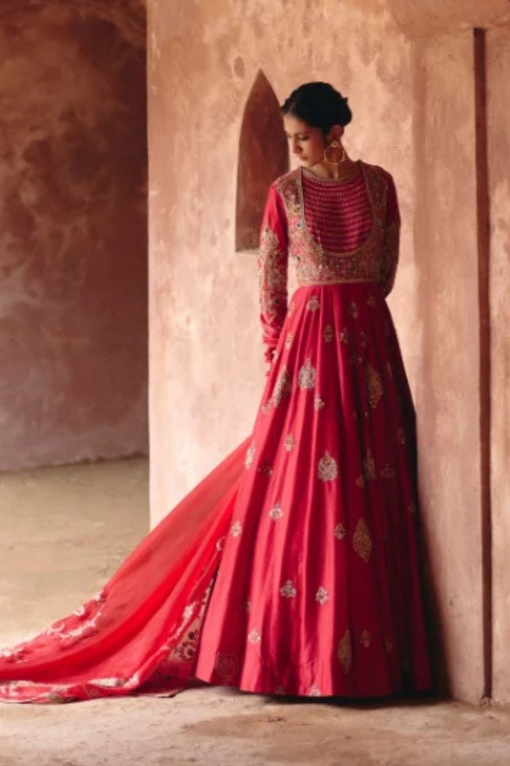 Gulrez 24 Kali Booti Kalidar With Organza Dupatta