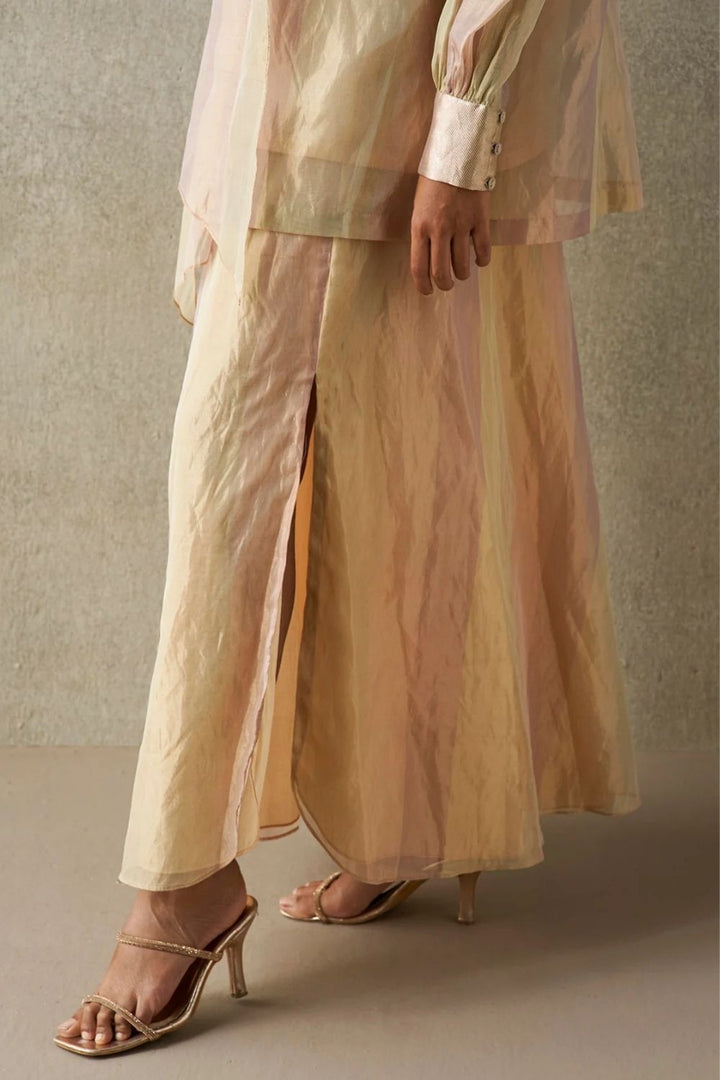 Sanyogita Pachranga Tissue Skirt