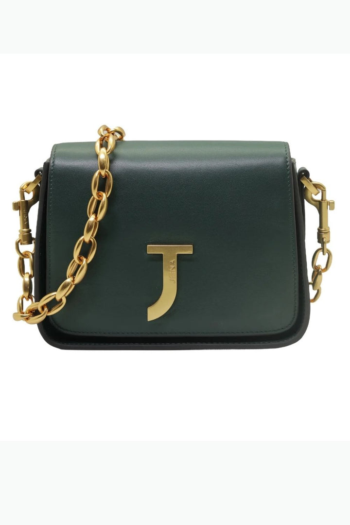 J Forest Green Crossbody Bag