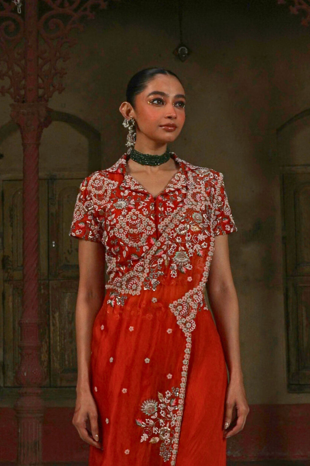 Elara Set in Saffron