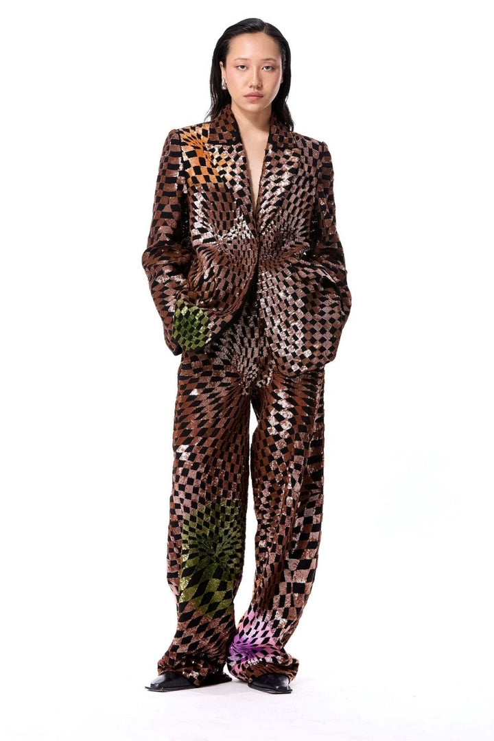 Warped Matter Embellished Blazer