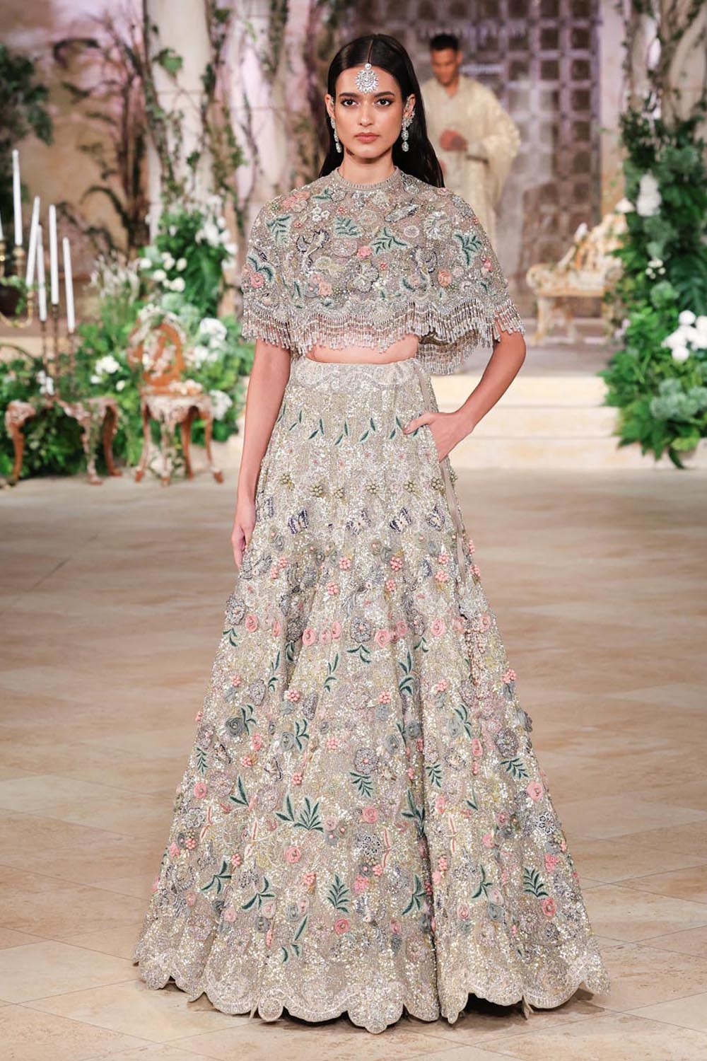 Rosette Lehenga Set