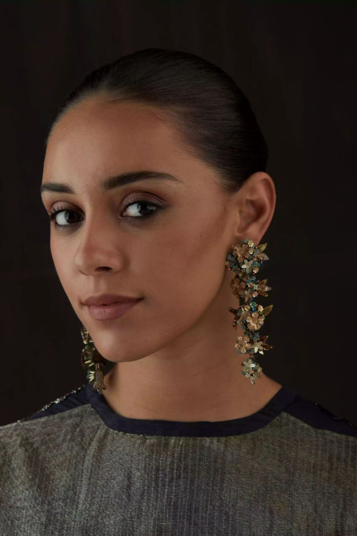 Quartz Cascade Earring