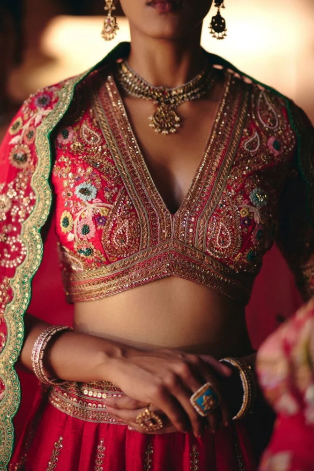 Gulrez 16 Kali Chadi Lehenga With Organza Dupatta