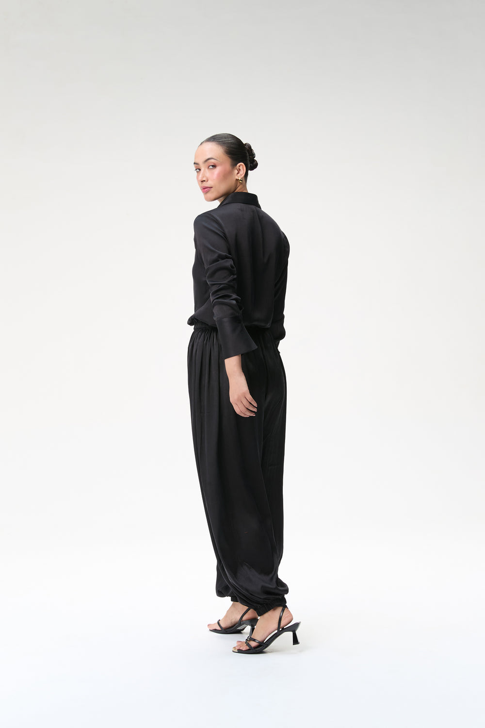 Black Silk Shirt