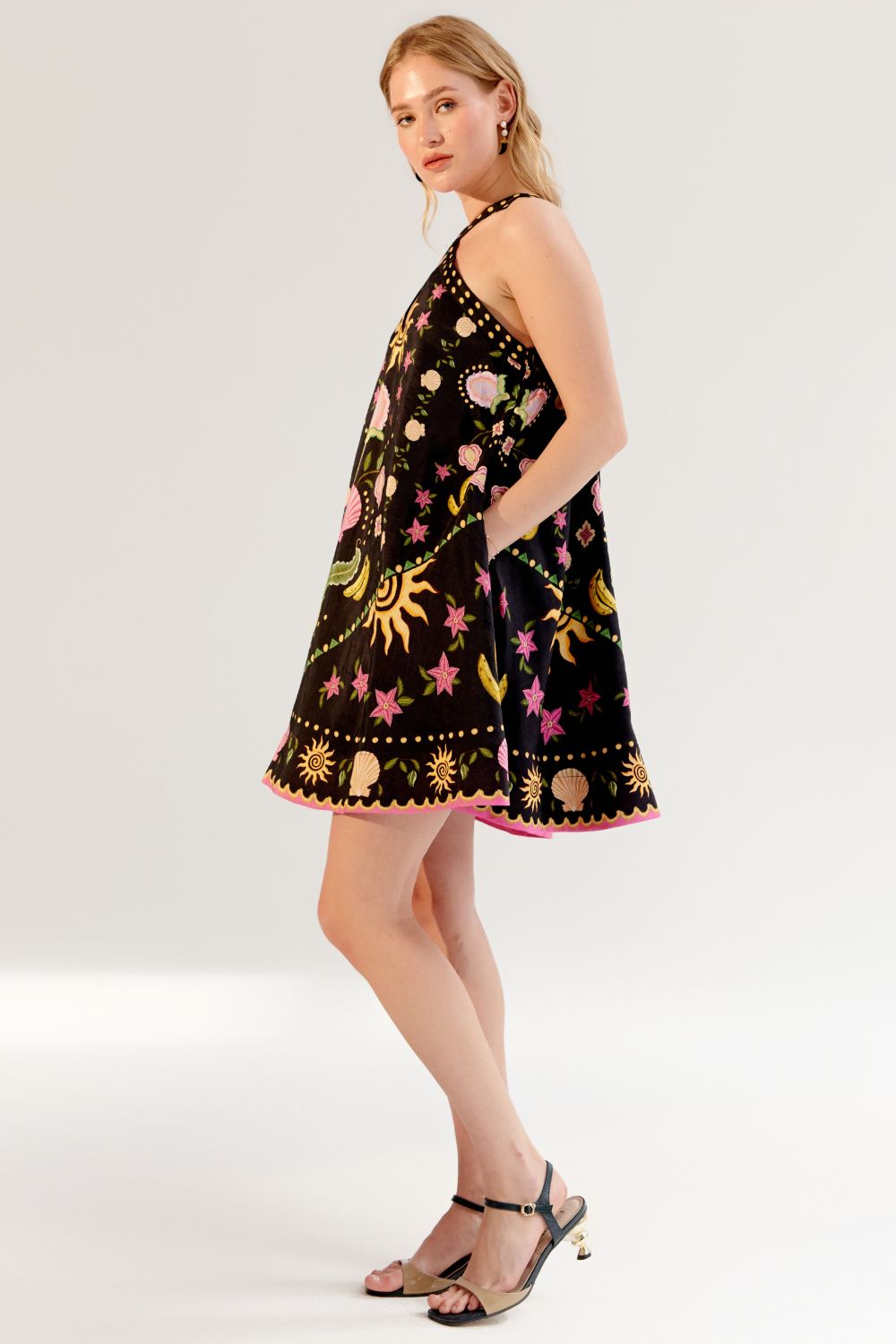 Aida Mini - Seashell (Black)