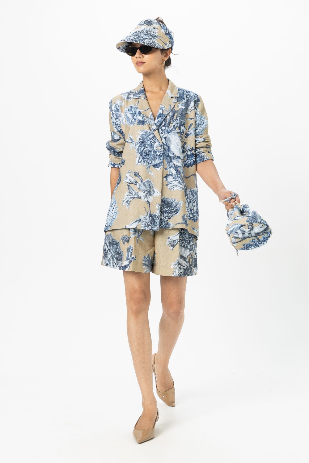 Tany Blazer Shorts Set