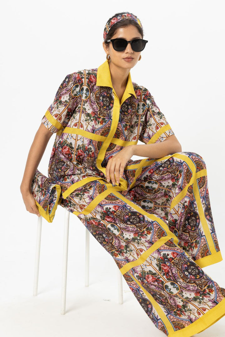 Rococo Yellow Co-ord Set