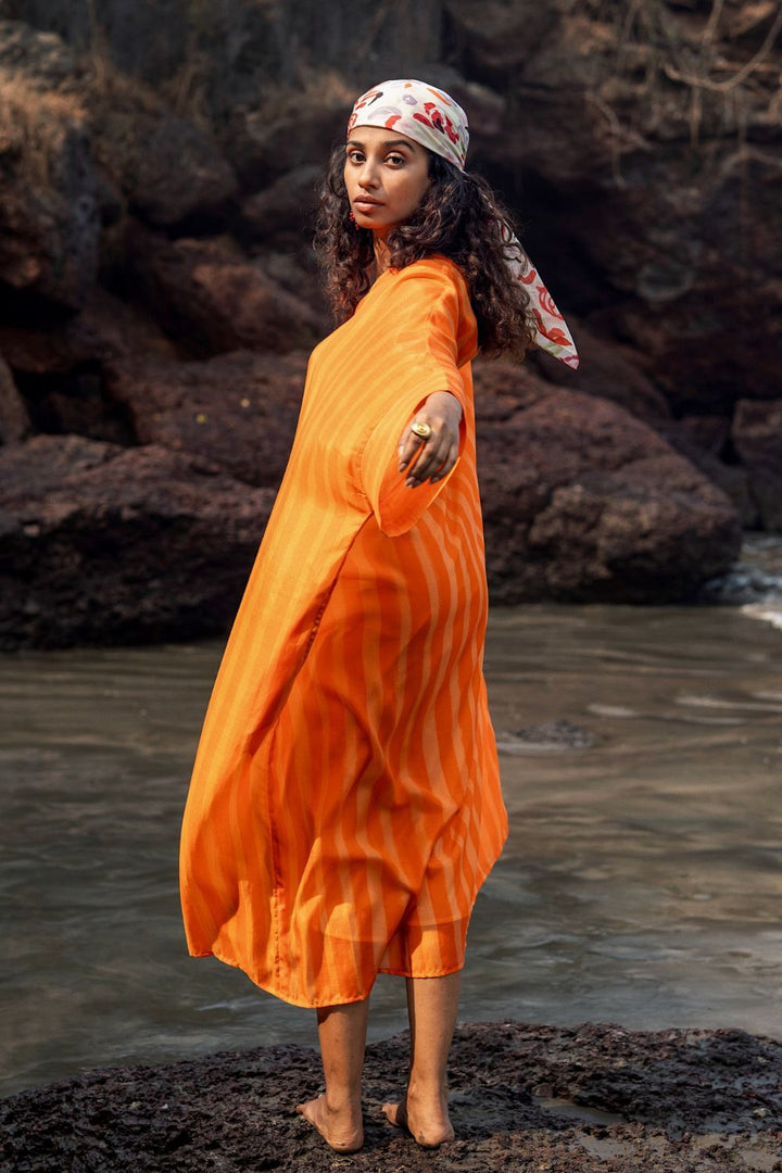 Angela Stripe Kaftan