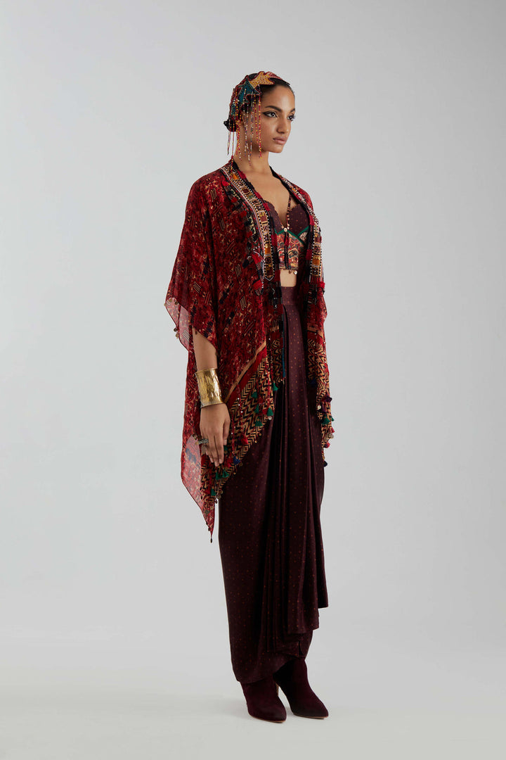 Veni Dupatta Jacket Set