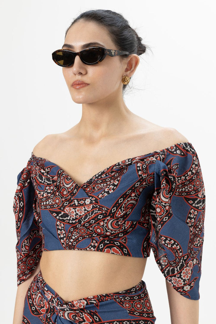 Deniz Tulip Skirt Set