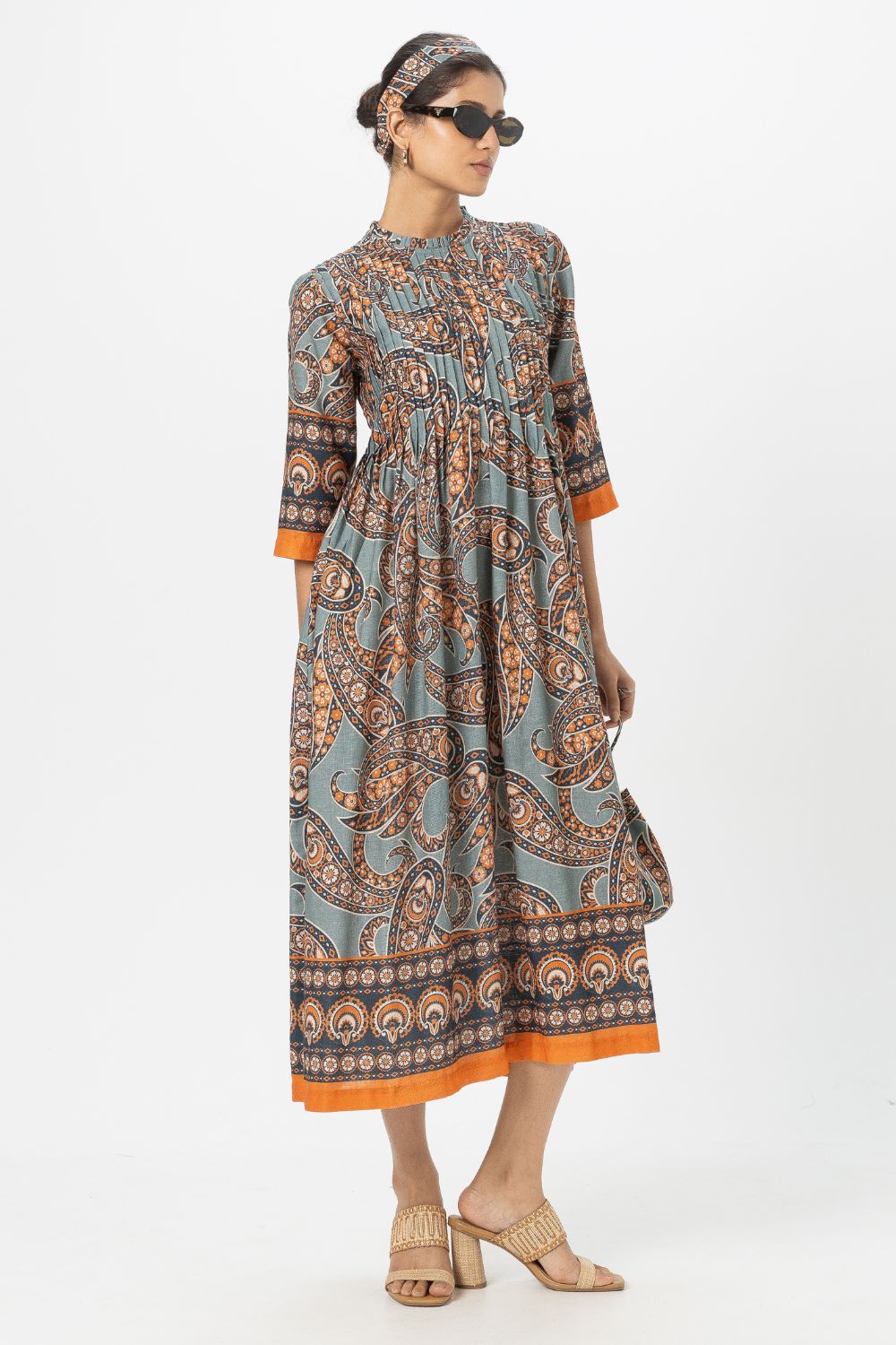 Koishi Pleated Midi Dress