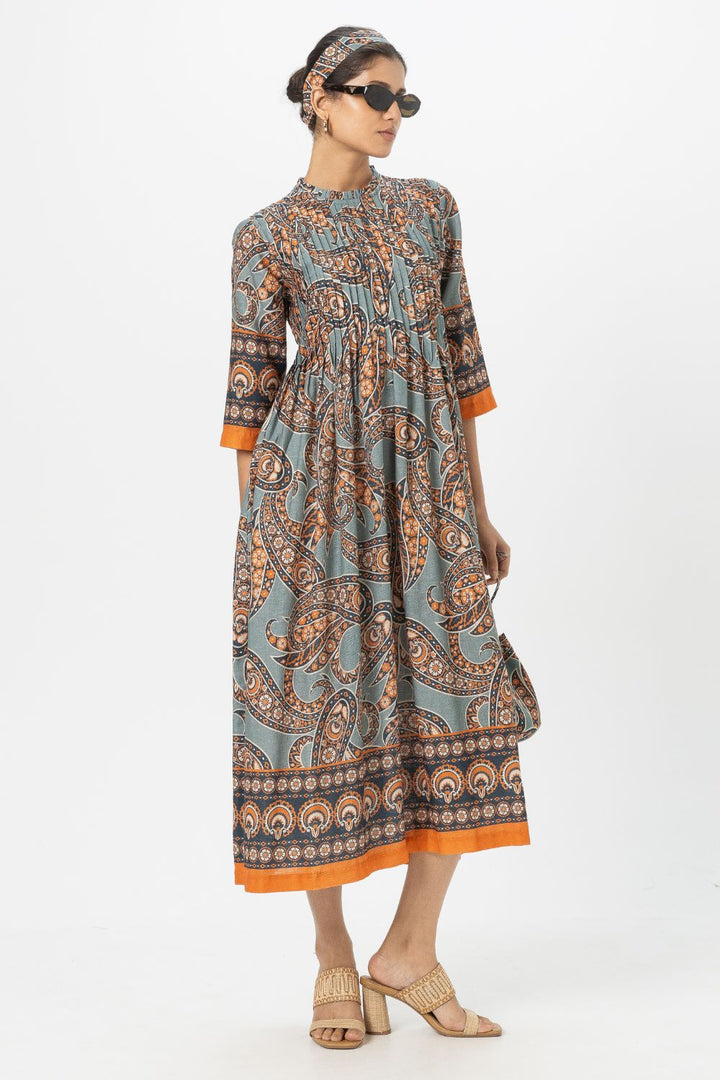 Koishi Pleated Midi Dress