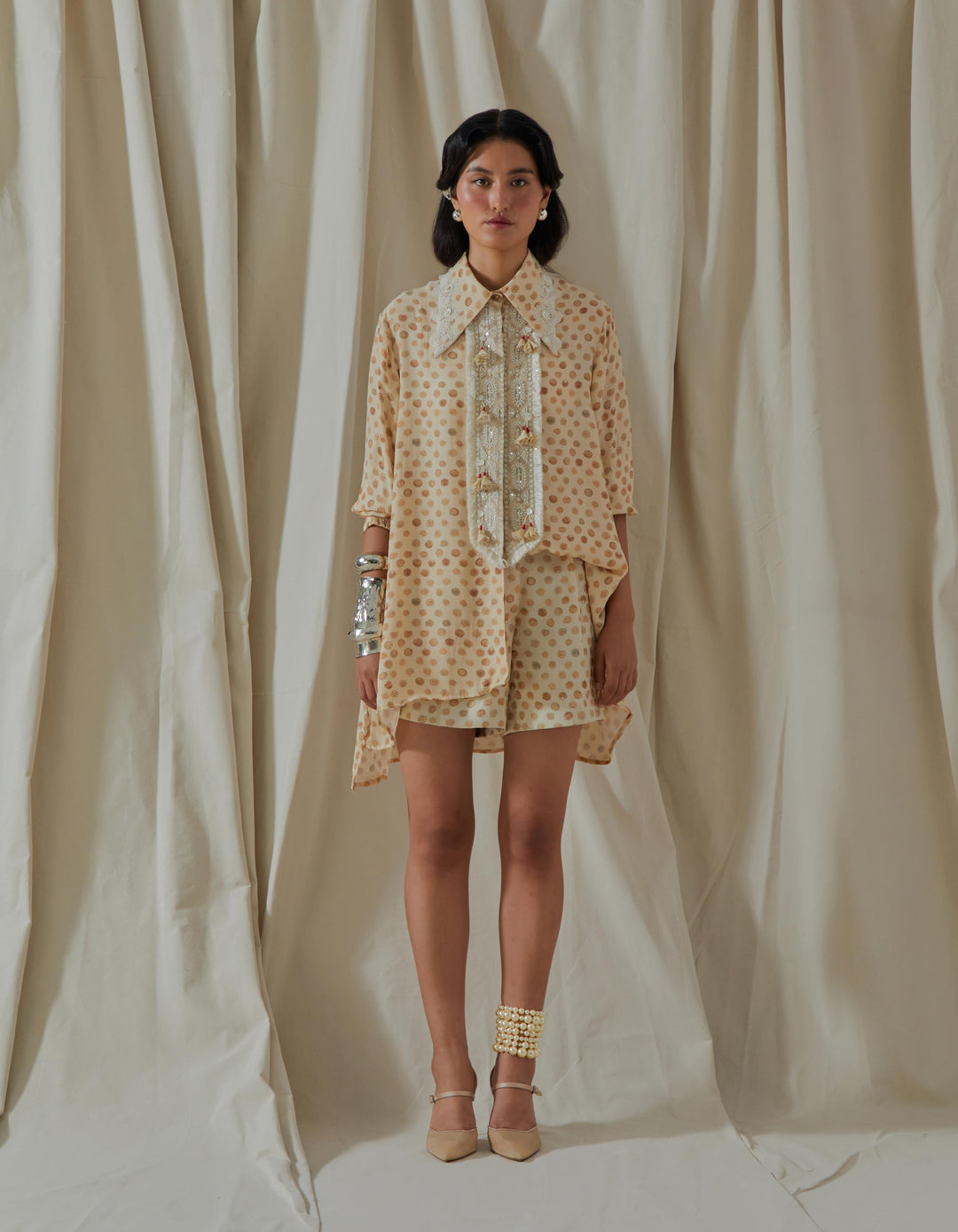 Atri Straight Shirt Set