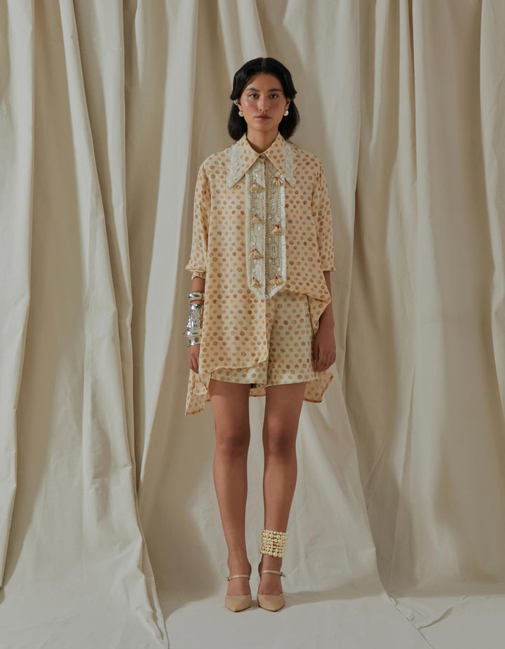Atri Straight Shirt Set