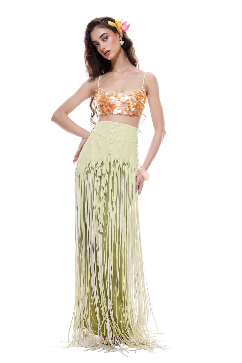 The Fern Fringe Skirt