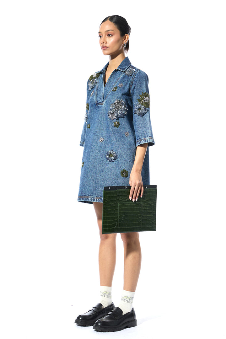 'Elvira' Denim Dress