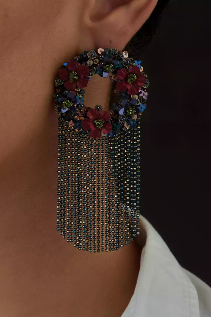 Quartz Orbs Shimmy Earring
