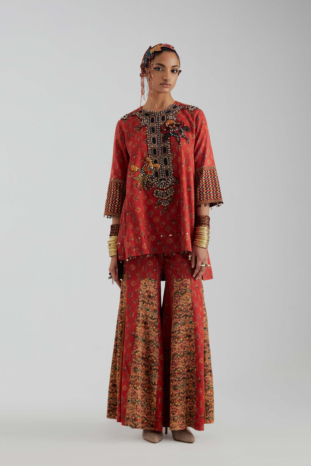 Veni Dupatta Jacket Set